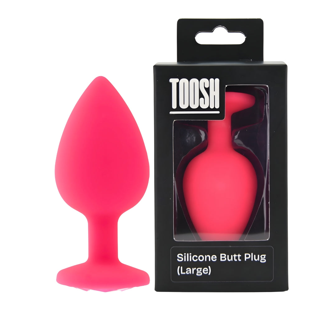 Toosh Pink Silicone bvtt Plug Large