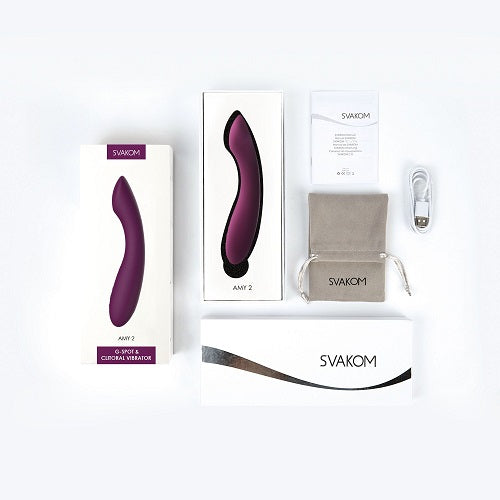 Svakom Amy 2 G-Spot and c1itoral Vibrator