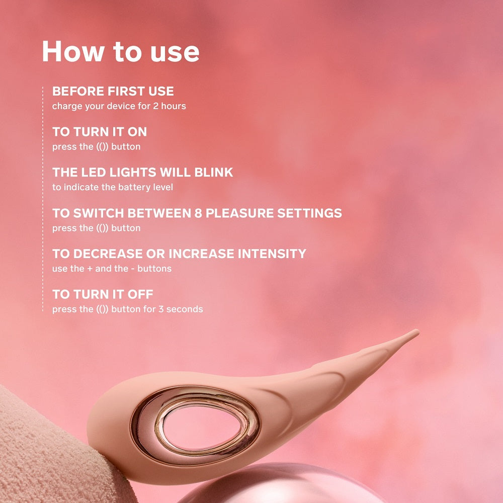 LELO Dot Cruise c1itoral Vibrator Peach Please