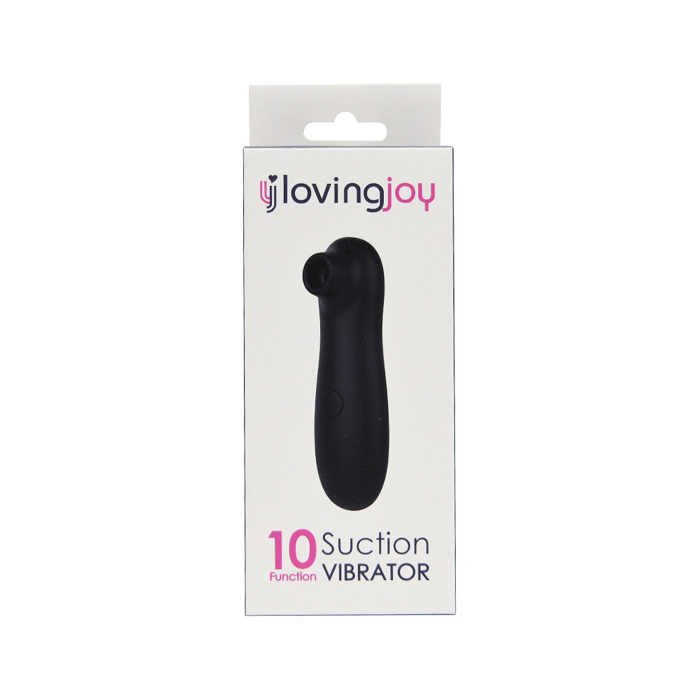 Loving Joy 10 Function c1itoral Suction Vibrator Black