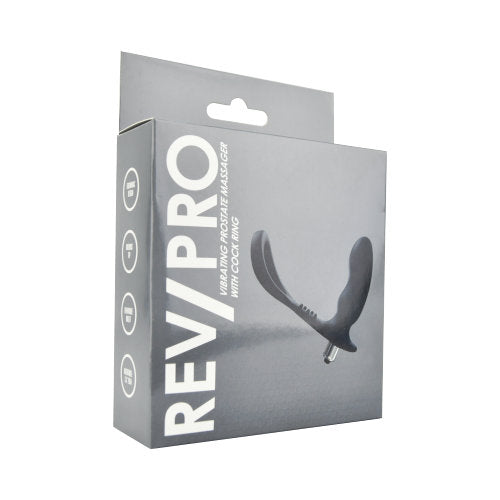Rev-Pro Vibrating Prostate Massager with c0ck Ring