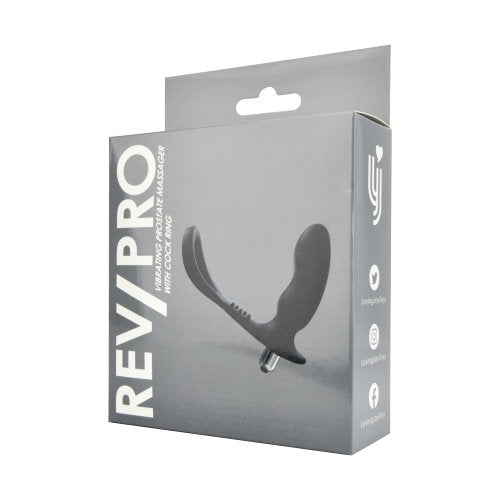 Rev-Pro Vibrating Prostate Massager with c0ck Ring