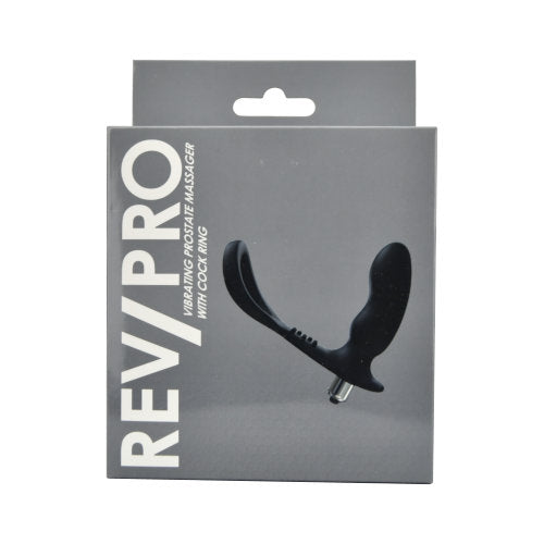 Rev-Pro Vibrating Prostate Massager with c0ck Ring