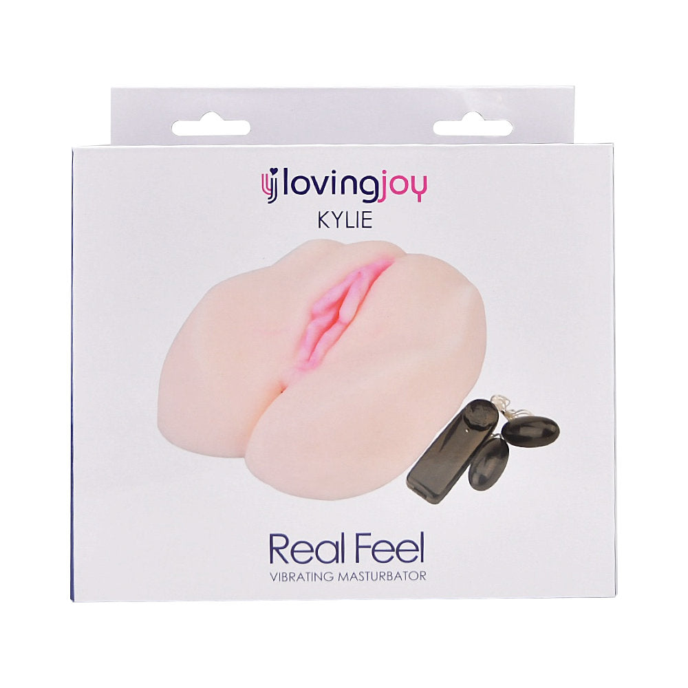 Loving Joy Kylie Vibrating pu55y and a55 Male Masturbator