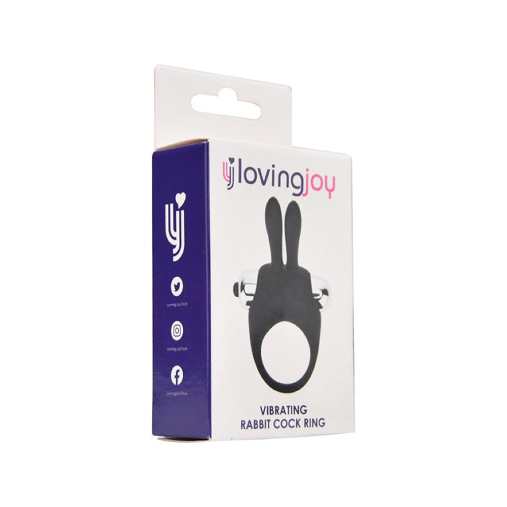 Loving Joy Silicone Vibrating Rabbit c0ck Ring