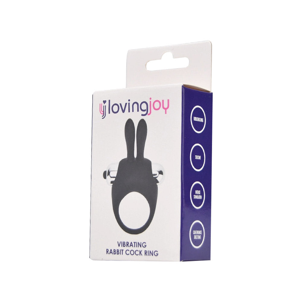 Loving Joy Silicone Vibrating Rabbit c0ck Ring
