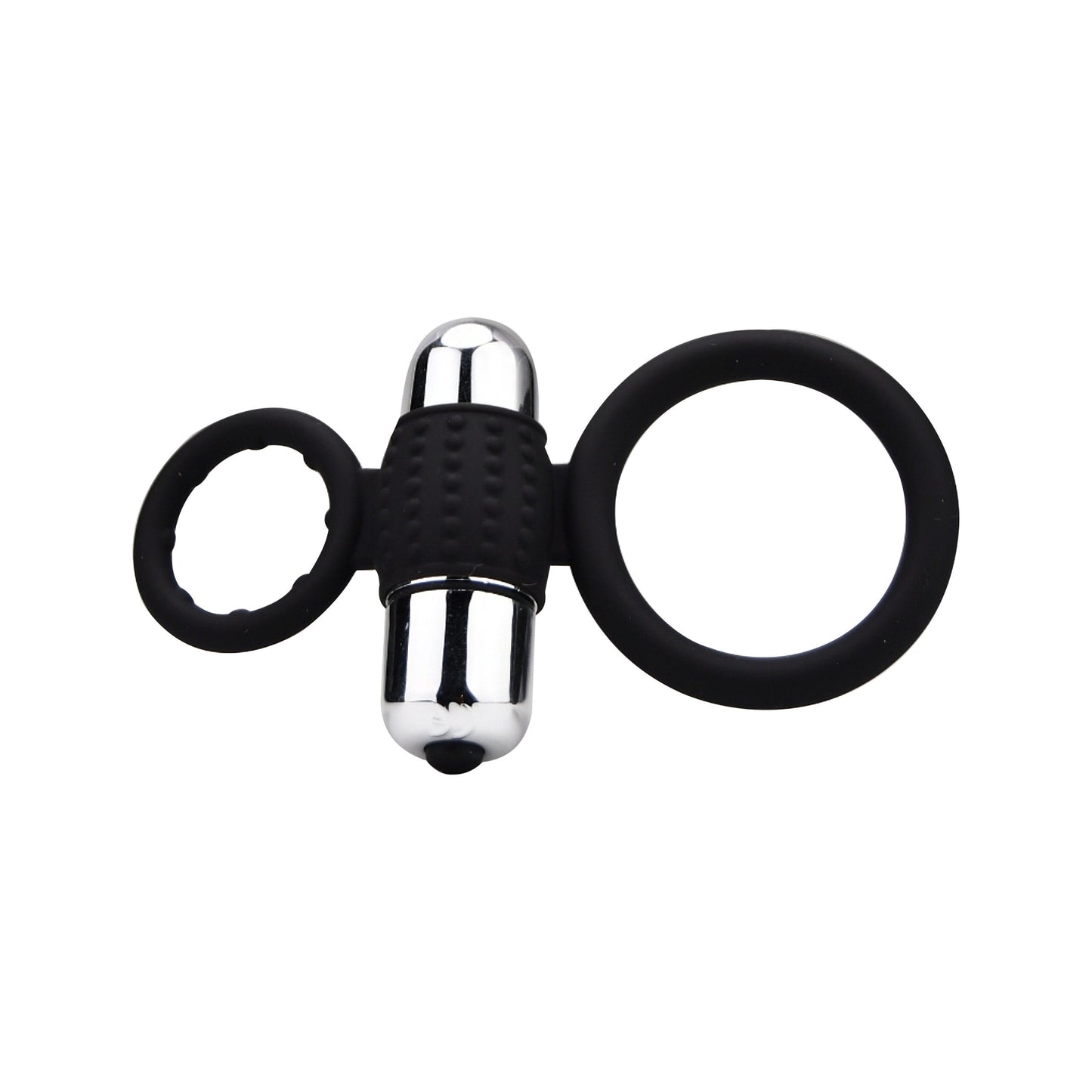 Loving Joy Silicone Vibrating c0ck and Ball Ring
