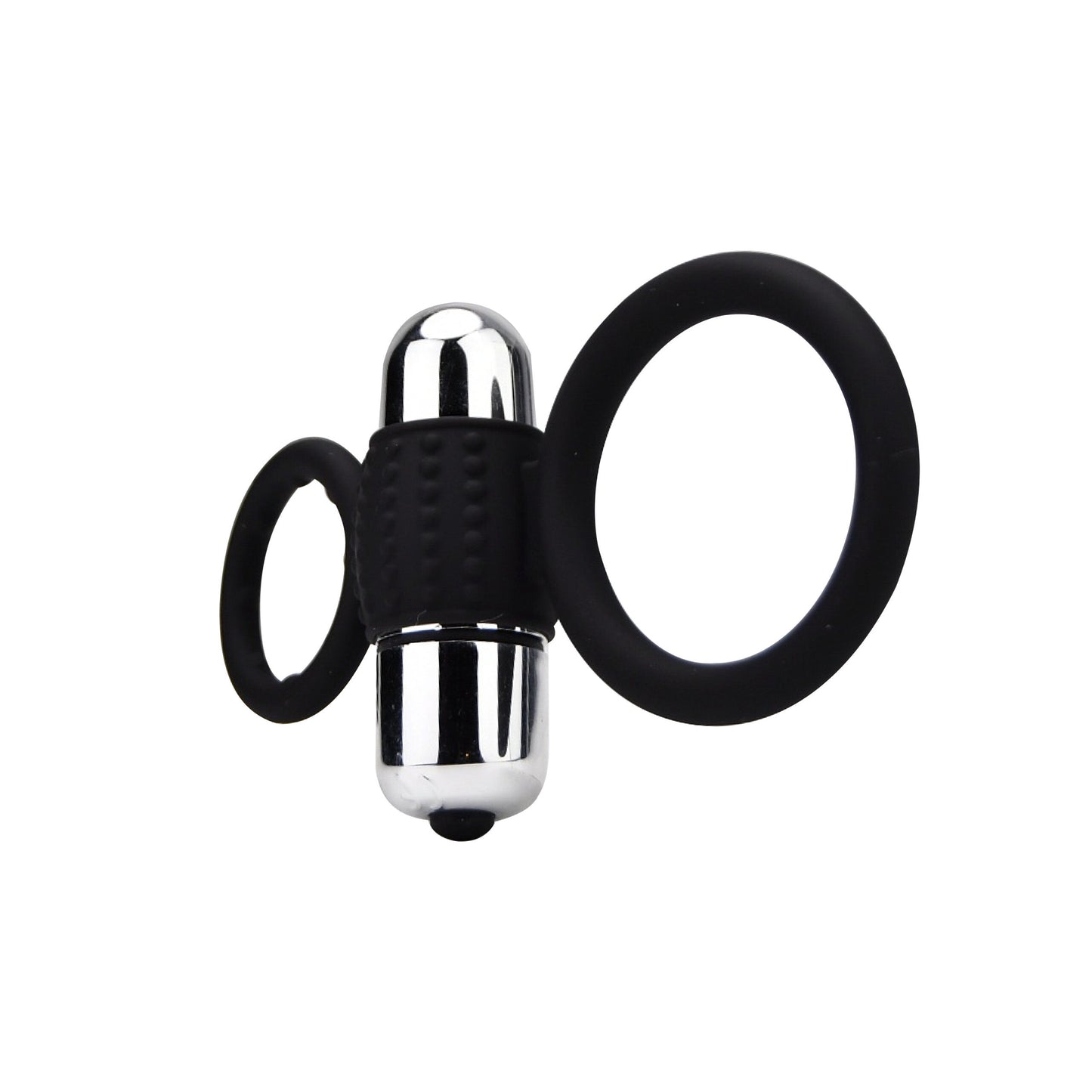 Loving Joy Silicone Vibrating c0ck and Ball Ring