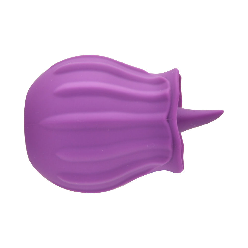 Loving Joy Rose Licking c1itoral Vibrator Purple
