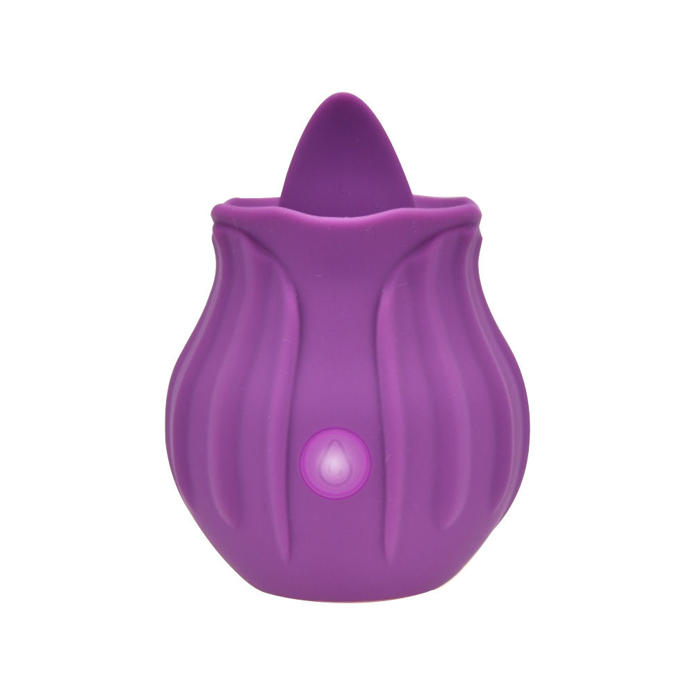 Loving Joy Rose Licking c1itoral Vibrator Purple