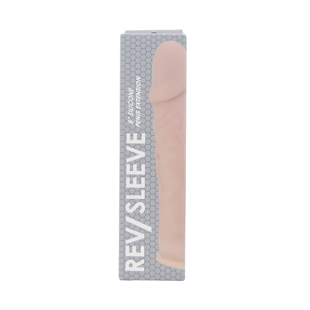 Rev-Sleeves 8 Inch Realistic Silicone pen1s Extension Sleeve