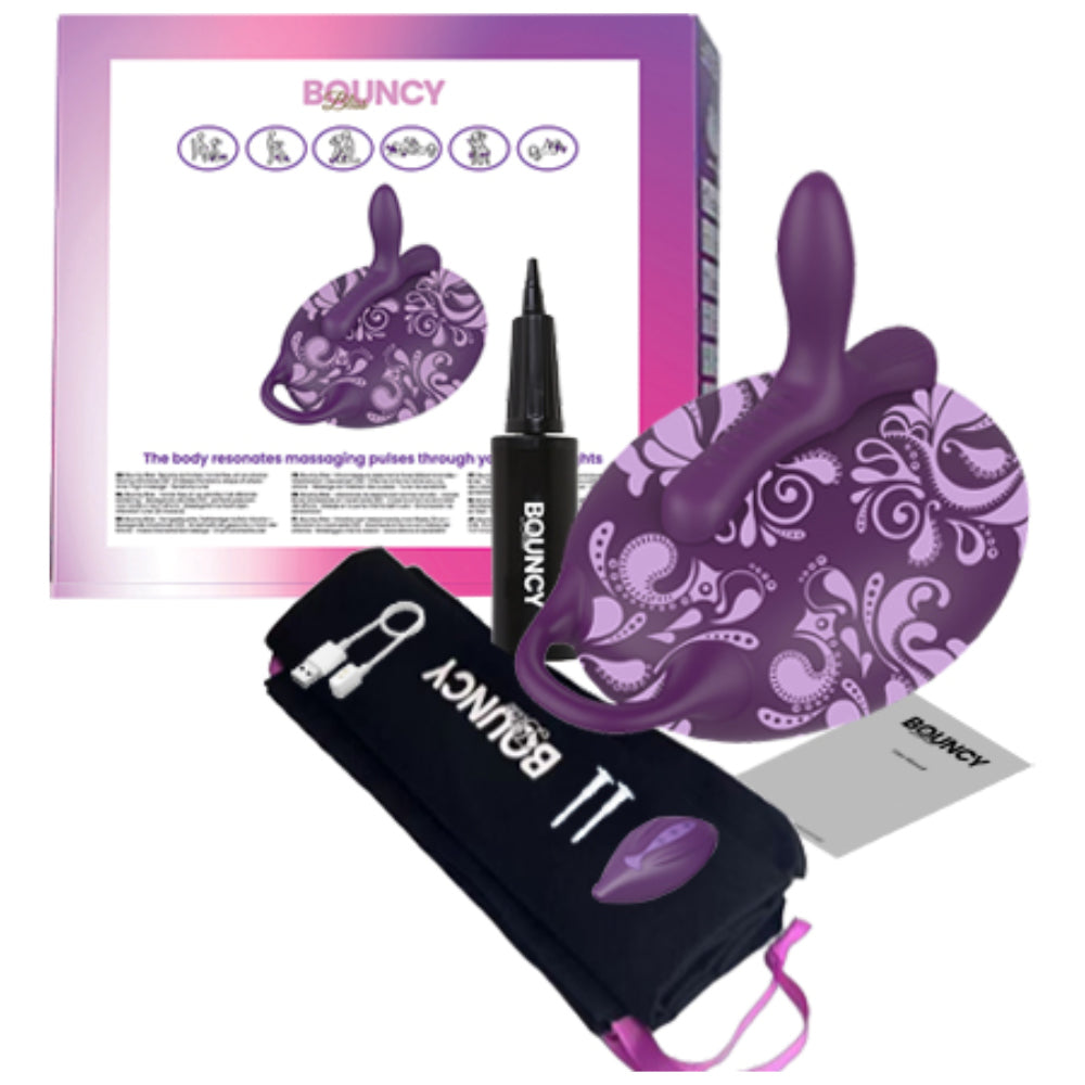 Bouncy Bliss Cla55ic Sit-On Vibrator with Rechargeable Remote Control