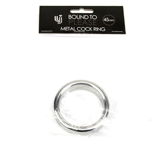 Bound to Please Metal c0ck and Ball Ring - 45mm Cock Rings Bound to Please