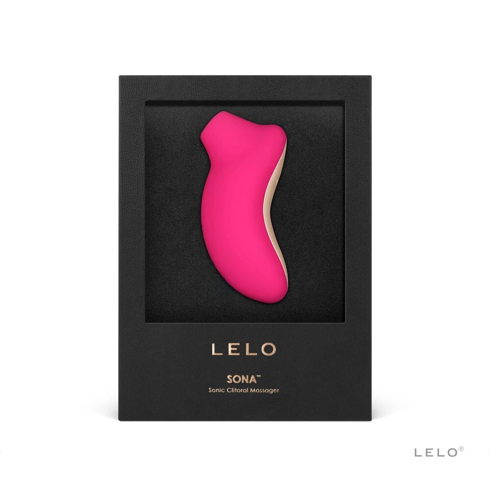 LELO SONA Sonic c1itoral Ma55ager - Cerise Suction Vibrators LELO