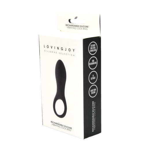 Loving Joy Rechargeable Silicone Vibrating c0ck Ring