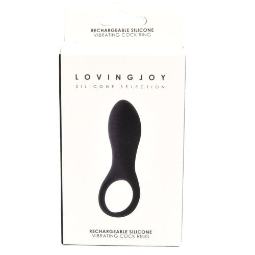 Loving Joy Rechargeable Silicone Vibrating c0ck Ring
