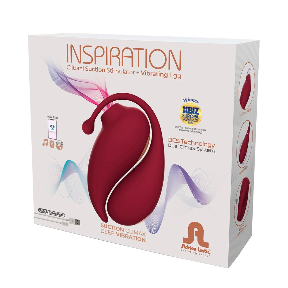 Adrien Lastic Inspiration c1itoral Suction Stimulator and Vibrating Egg