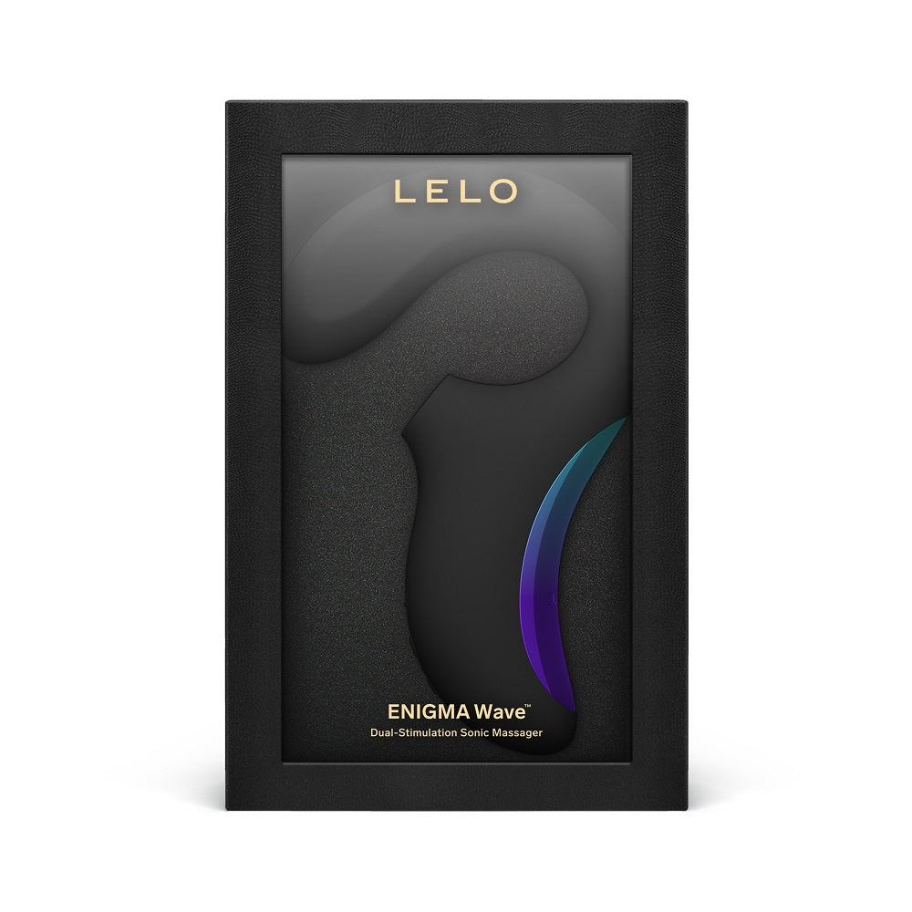 LELO Enigma Wave Dual Stimulation Sonic Ma55ager Black