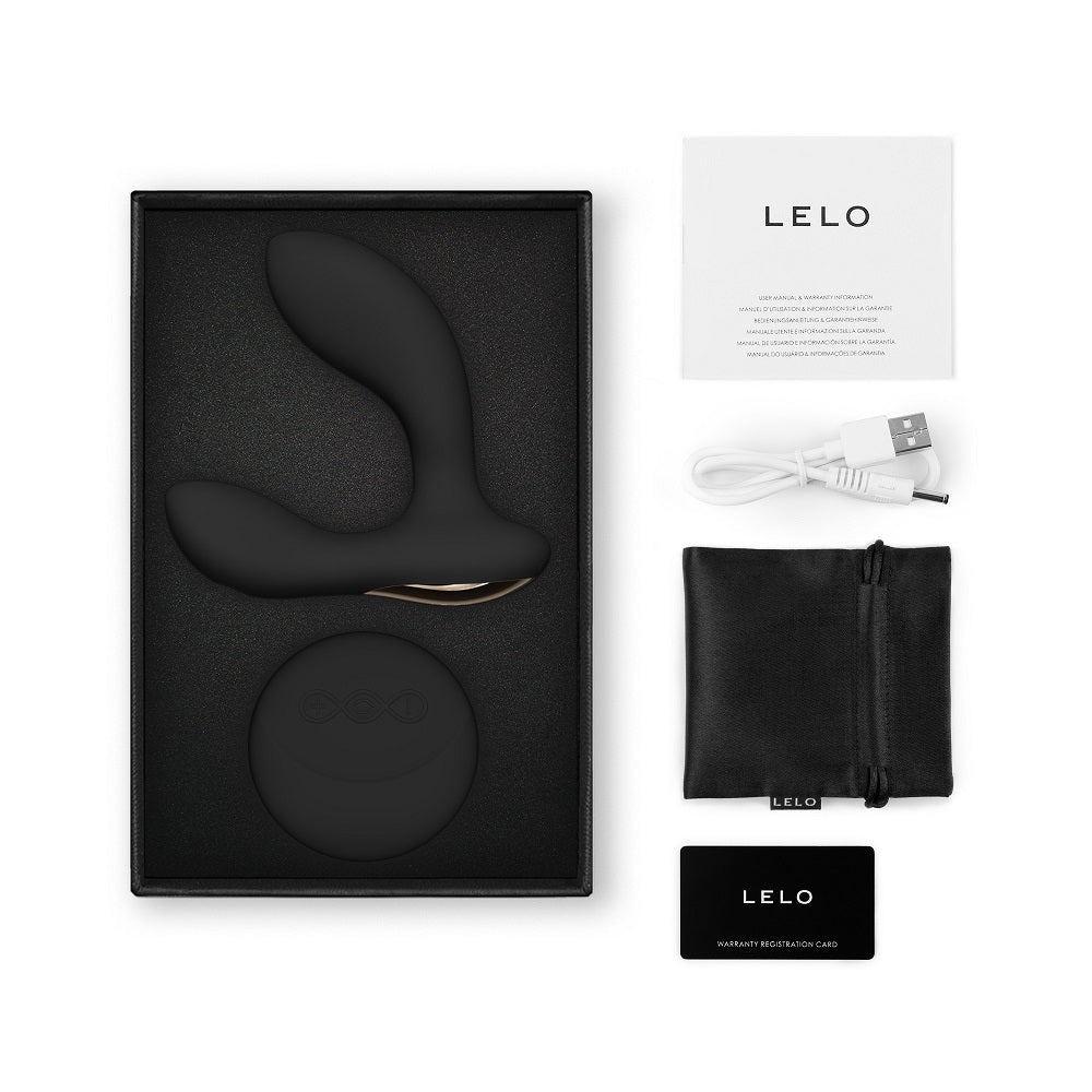 LELO Hugo 2 Remote Controlled Prostate Ma55ager Black
