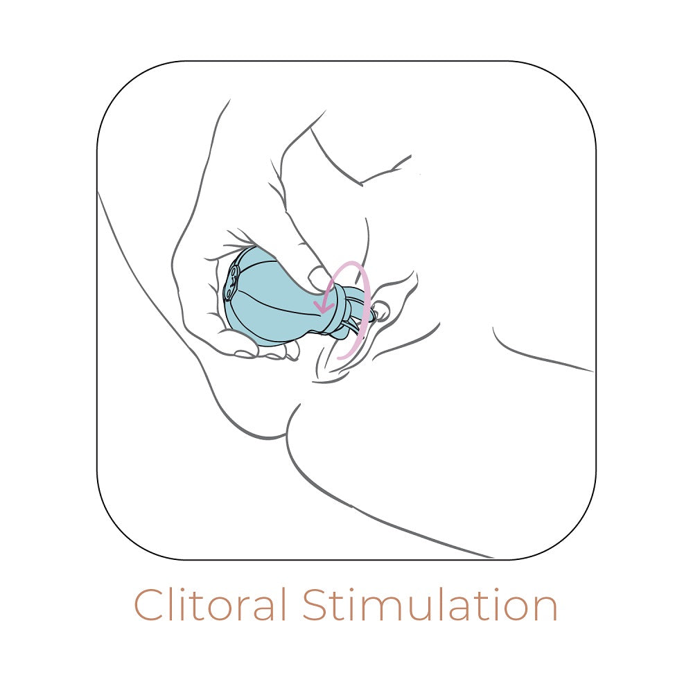 Adrien Lastic Caress c1itoral Stimulator Blue
