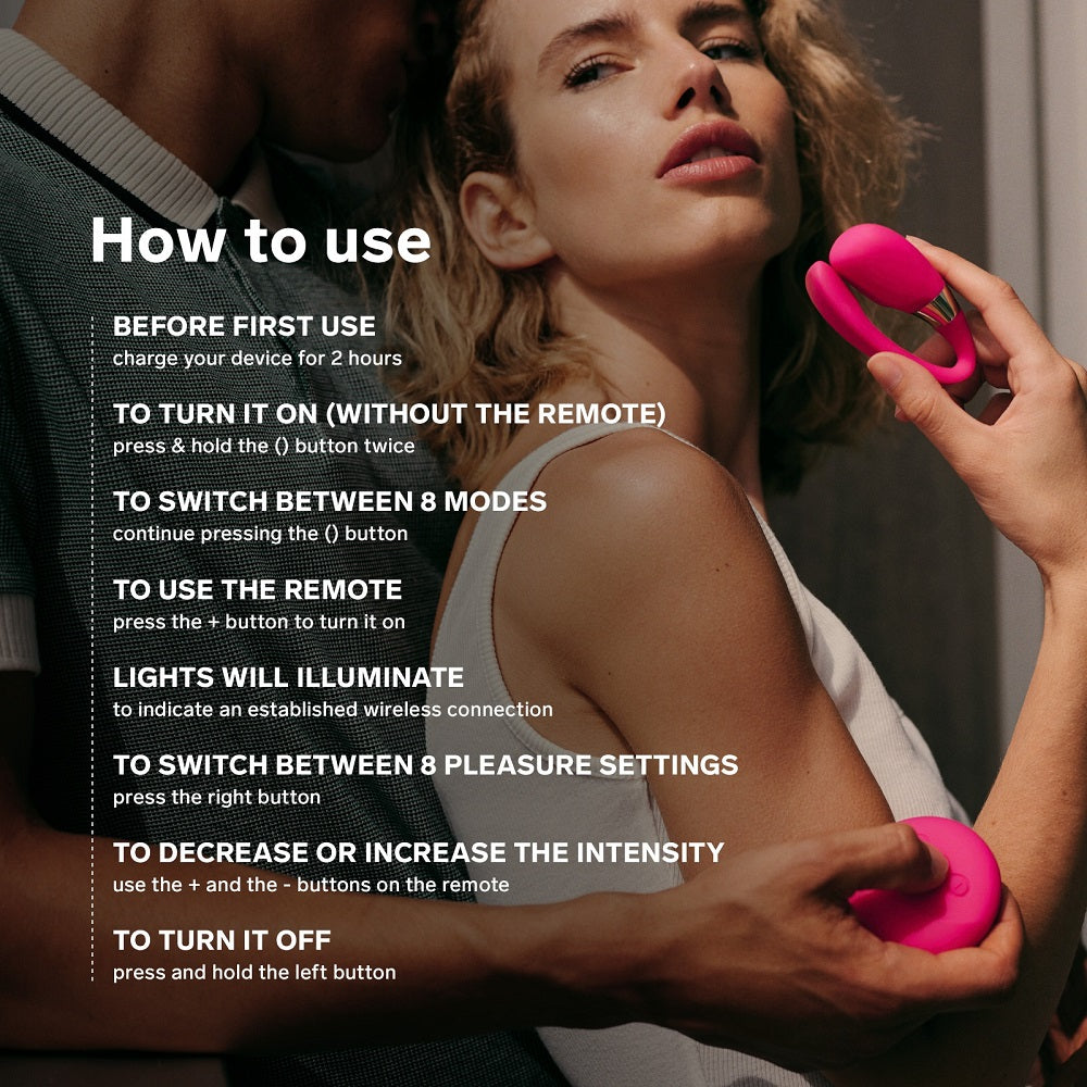 LELO Tiani 3 Couples Ma55ager Deep Rose