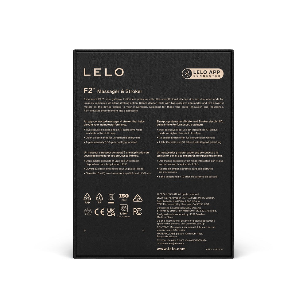 LELO F2 Stamina Trainer and Stroker Blue