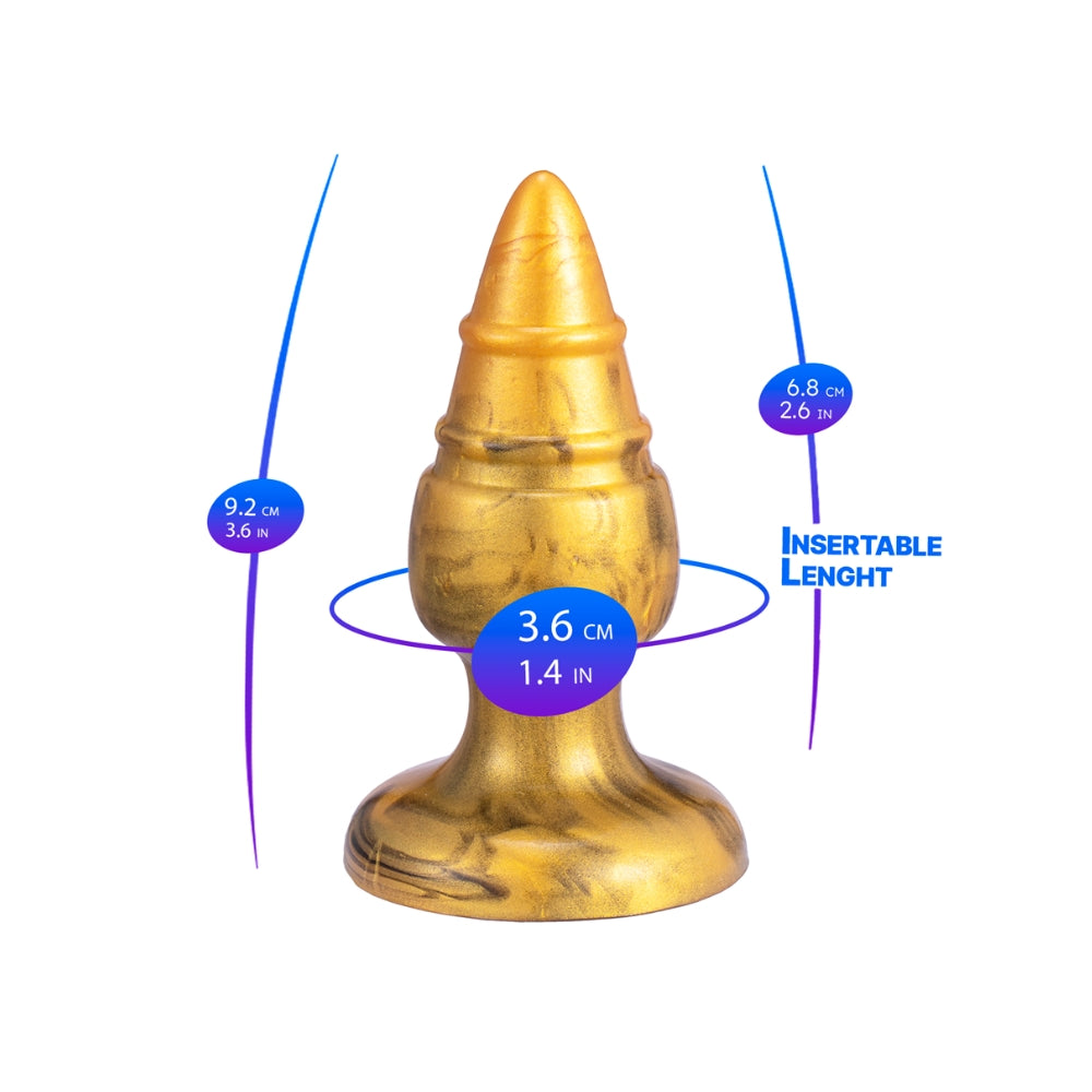 SilexD Fantasy Collection Goldy Butt Plug Medium