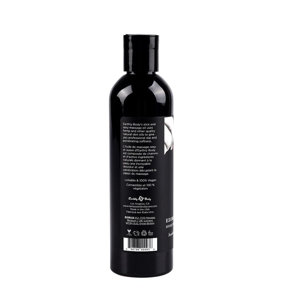 Earthly Body Edible Ma55age Oil Massage Oils and Candles Earthly Body